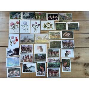 Lot of 32 Colonial Williamsburg VA Blank Greeting Cards. Flowers. Scenery. Etc.